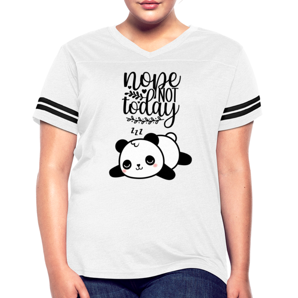 Nope Not Today - Sleeping Panda - white/black
